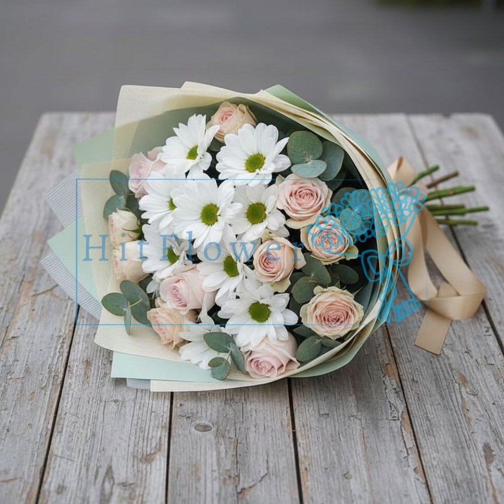 Букет роз Утренний Прованс